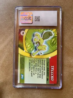 2004 Pokemon - Advance Challenge #79 - Treecko - CGC Gem Mint 10 - Topps - Image 4