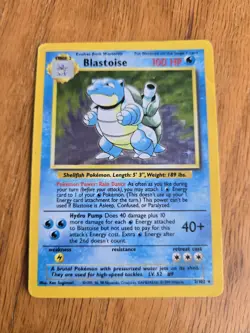 Pokemon TCG Base Set Holo Charizard Venusaur And Blastoise - Image 4