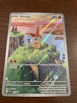 Victini SVP 208 Illustration Rare Black Star Promo Black & White Pokemon TCG - Image 1