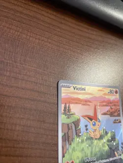 Victini SVP 208 Illustration Rare Black Star Promo Black & White Pokemon TCG - Image 3