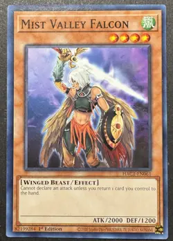 Mist Valley Falcon - HAC1-EN061 *1st Edition* (2020) YuGiOh TCG - Image 1