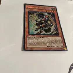 Yugioh Gladiator Beast Darius LCGX-EN244 Secret Rare 1st ed - Image 2