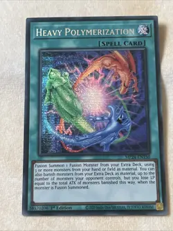 EURO Yugioh! Heavy Polymerization MP24-EN150 (Prismatic Secret) 1st Edition LP - Image 1