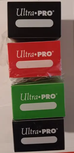 Ultra Pro Set Of 4 Light Color Deck Boxes Magic Pokemon YuGiOh Card Storage Box - Image 2