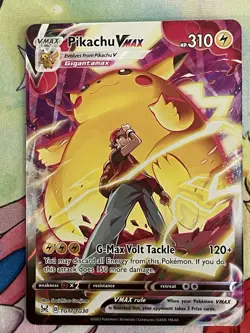 Pikachu VMAX TG17/TG30 Swsh11: Lost Origin Pokemon Holo Rare Card- Near Mint - Image 1