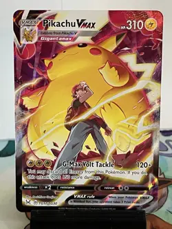 Pikachu VMAX TG17/TG30 Swsh11: Lost Origin Pokemon Holo Rare Card- Near Mint - Image 2
