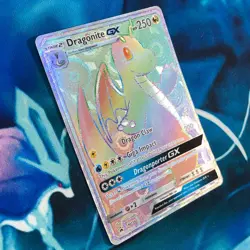 Dragonite GX - SM156 - Full Art Rainbow Rare Promo - Pokemon Card - LP - Image 3