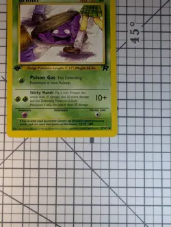 Mint Condition 1st EDITION GRIMER (57/82) Team Rocket Pokemon Card WOTC TCG - Image 4