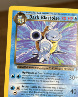 Dark Blastoise Pokemon Card Rare Non Holo 20/82 Team Rocket Set 2000 WOTC LP - Image 4