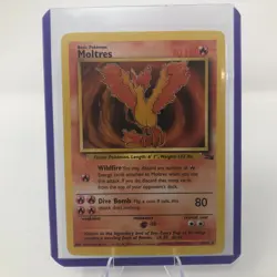 Moltres - 27/62 - Pokemon Fossil Unlimited Rare Card WOTC Vintage NM/LP - Image 1