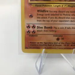 Moltres - 27/62 - Pokemon Fossil Unlimited Rare Card WOTC Vintage NM/LP - Image 5