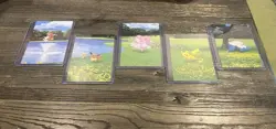 Pokemon TCG 5 Card Scene Mint Condition All Different Pokemon Go Tin Cards. Lot - Image 1