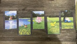 Pokemon TCG 5 Card Scene Mint Condition All Different Pokemon Go Tin Cards. Lot - Image 2