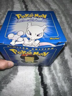 Mewtwo Pokemon 23k Gold-Plated Trading Card&-Pokeball - Limited Edition 1999 - Image 1