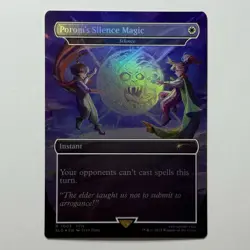 MTG Porom’s Silence Foil - Final Fantasy IV Secret Lair - Tracked Shipping - NM - Image 1