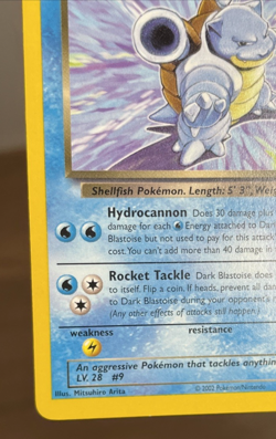 Dark Blastoise 4/110 Rare Deck Exclusives Non Holo Pokemon Card LP - Image 5