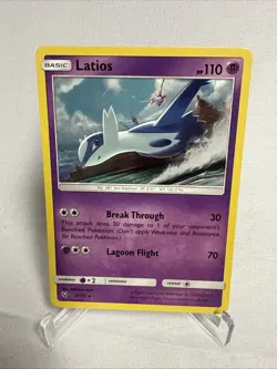 Pokemon TCG - Latios 41/73 SM Shining Legends Holo Rare Card 2017 Near Mint - Image 1