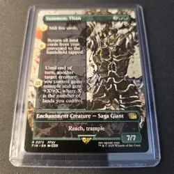 MTG Summon: Titan 373 Borderless Regular Rare Final Fantasy FIN - Image 2