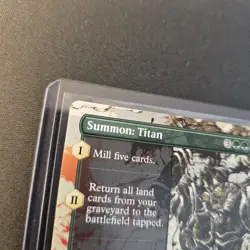 MTG Summon: Titan 373 Borderless Regular Rare Final Fantasy FIN - Image 3