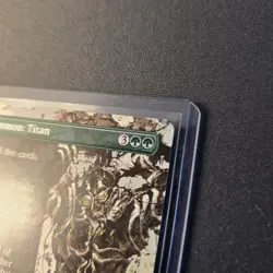 MTG Summon: Titan 373 Borderless Regular Rare Final Fantasy FIN - Image 4