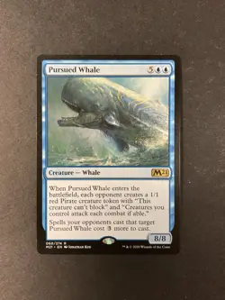 Pursued Whale - Core Set 2021 - M21 - Magic the Gathering - MTG - Image 1