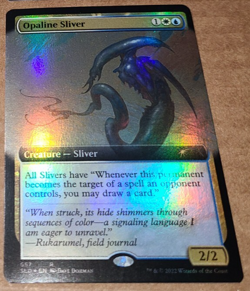 MTG Magic 1x FOIL Borderless Opaline Sliver Secret Lair Brand New NM - Image 1