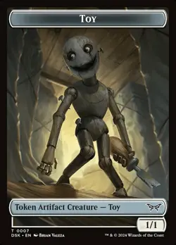 Toy Token Light Play, English Magic the Gathering MTG Duskmourn: House of Horror - Image 1