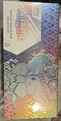 Pokemon TCG Scarlet & Violet Prismatic Evolutions Super Premium Collection Box 196214112568 - Image 1