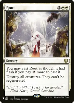 Rout (C21) - The List Light Play, English Magic the Gathering MTG The List - Image 1