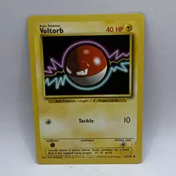 Voltorb 67/102 Base Set - Common Pokemon Card - MP Tcg Card - Image 1