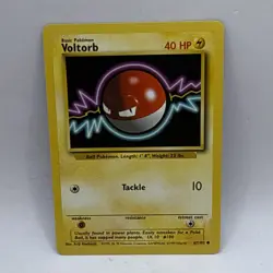 Voltorb 67/102 Base Set - Common Pokemon Card - MP Tcg Card - Image 3