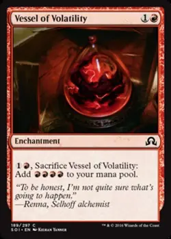 Vessel of Volatility Light Play, English Magic the Gathering MTG Shadows Over In - Image 1