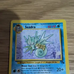 Seadra 42/62 | Base Set Fossil | Non Holo Pokemon Card - Image 3