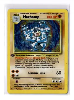 Machamp - 008/102 Deck Exclusives Holo - MP - VINTAGE - POKEMON TCG - Image 1