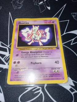 Pokemon Black Star Promo WB The First Movie "Inverted Stamp Error" Mewtwo 3 - Image 3