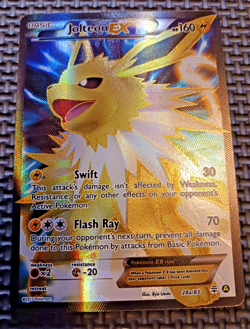 2017 Pokemon Jolteon EX Full Art Mega Power Collection #28a LP+ - Image 1