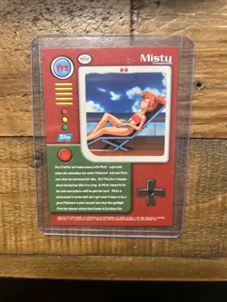 Tv3 Misty 1999 Pokemon Topps - Image 2