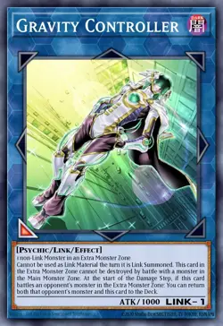 Yugioh! Gravity Controller JUSH-EN027 Rare 1st Edition NM Justice Hunters - Image 1