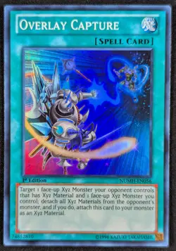 Overlay Capture 1996 1st Edition Super Rare Holo Yugioh NUMH-EN056 (NM) - Image 1