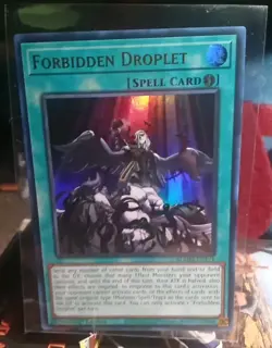 RA01-EN171 Forbidden Droplet Ultra Rare 1st Edition Near Mint Yugioh - Image 1