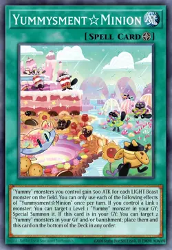 Yugioh! Yummyusment ☆ Mignon JUSH-EN023 Rare 1st Edition NM Justice Hunters - Image 1