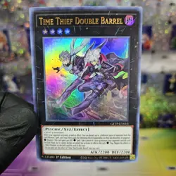 Yugioh! LP Time Thief Double Barrel - GFTP-EN013 - Ultra Rare - 1st Edition Ligh - Image 1