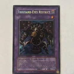 Yugioh Thousand-Eyes Restrict MC1-EN004 Secret Rare Limited Edition NM - Image 1