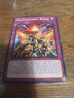 Yugioh Salamangreat Roar Ld10-en017 Common Legendary Duelist Soulburning Volcano - Image 1