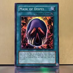 YuGiOh • Mask of Dispel Labyrinth Of Nightmare • LON-017 • Holo Super Rare • LP - Image 1