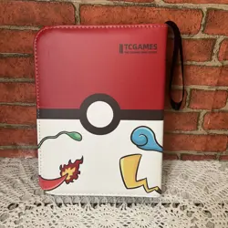TCGAMES POKEMON TCG Card Holder Binder | Holds 440 Cards Total - 8 Per Sheet - Image 2