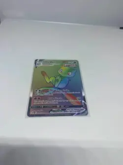 Mew VMAX (Secret Rare) 268/264 Fusion Strike Holo Near Mint Rainbow Pokemon Card - Image 1