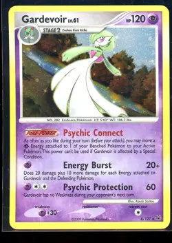 Gardevoir LV. 61 - Platinum 8/127 Holo Rare Pokemon Card 2009 Nintendo/Pokemon - Image 1