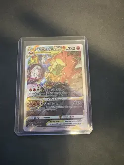Pokemon TCG Charizard VSTAR SWSH262 Holo Black Star Promo Card - Image 1