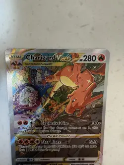 Pokemon TCG Charizard VSTAR SWSH262 Holo Black Star Promo Card - Image 2